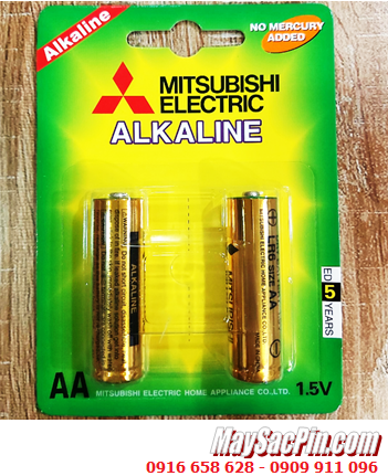 Mitsubishi LR6 _Pin tiểu AA 1.5v Alkaline Mitsubishi LR6 MN1500 chính hãng (Loại vỉ 2viên)